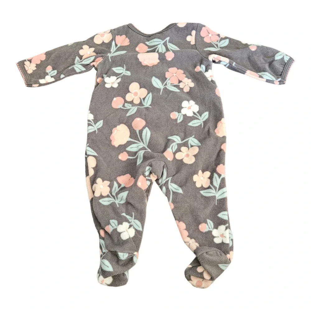 Carter's 3m Long Sleeve Gray Snap Up Sleeper